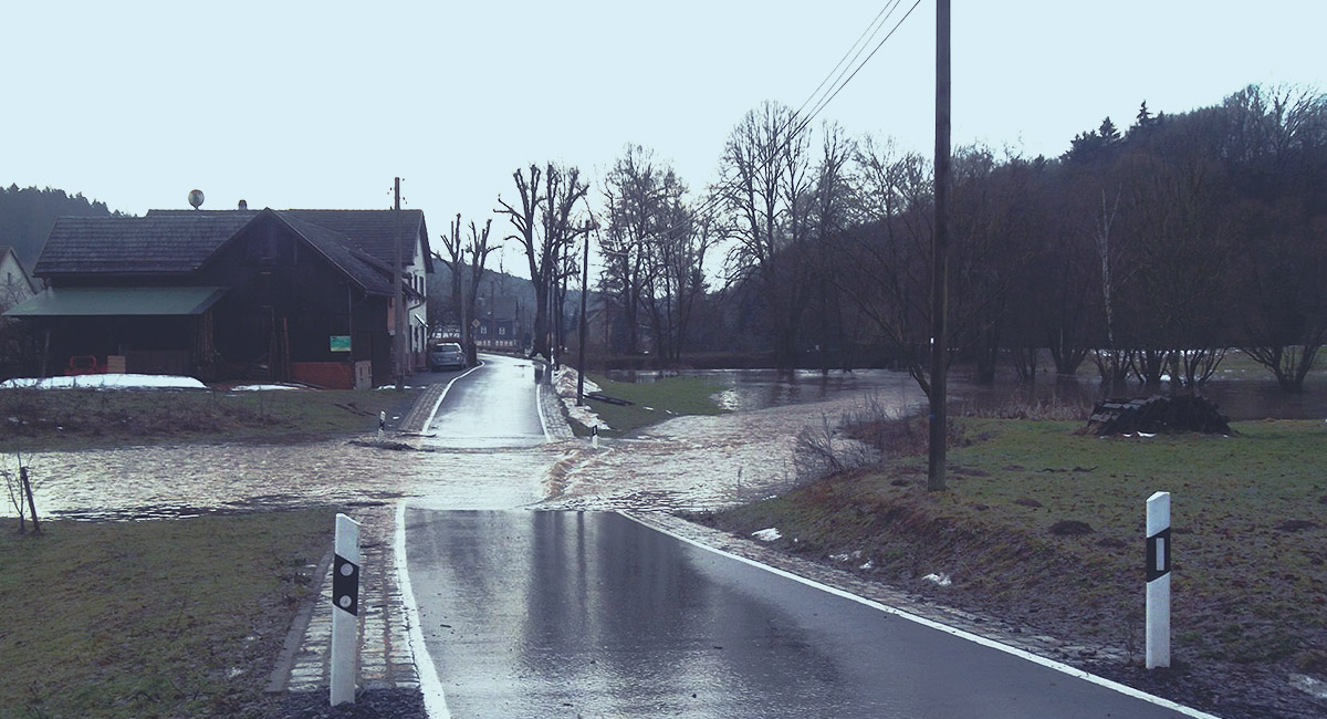 Im Flurbereinigungsverfahren Schalkau hergestellte Flutmulde bei Döhlau (Landkreis Sonneberg) | Foto: Rainer Blechschmidt