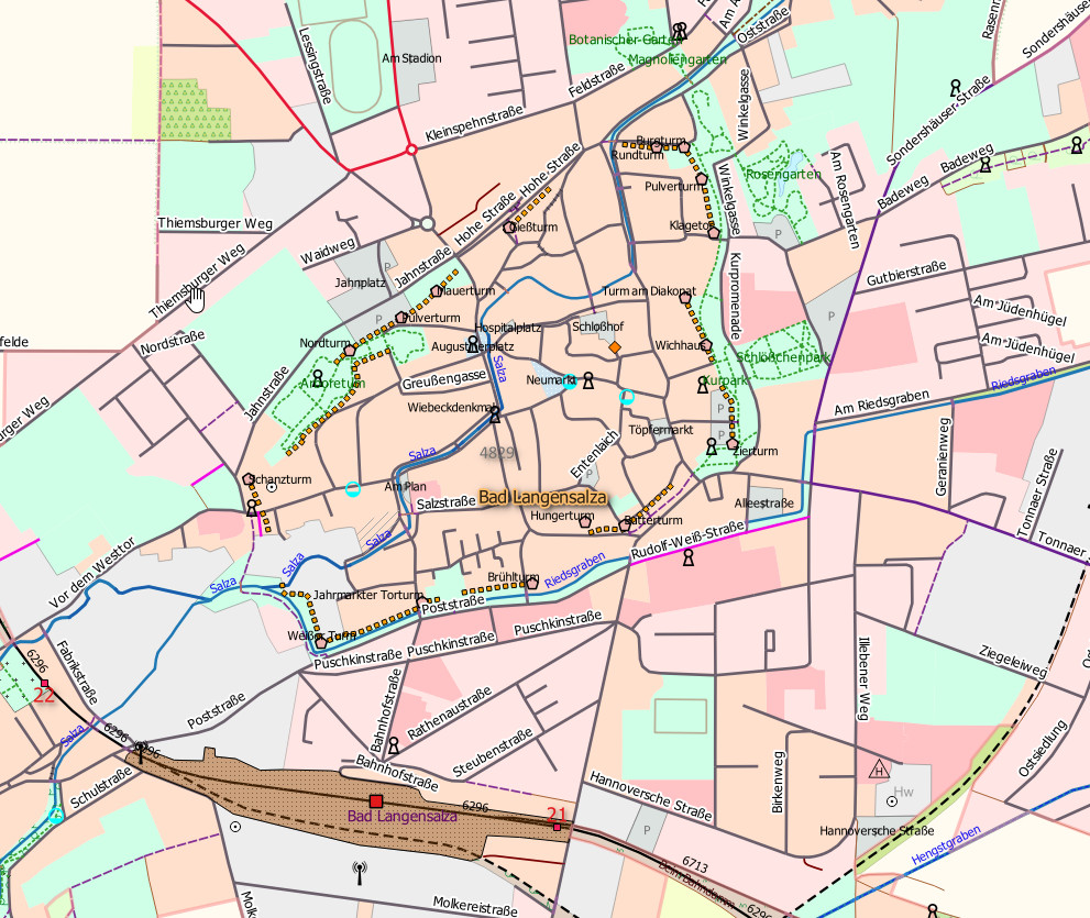 Ansicht aus dem Basis-DLM – Bad Langensalza