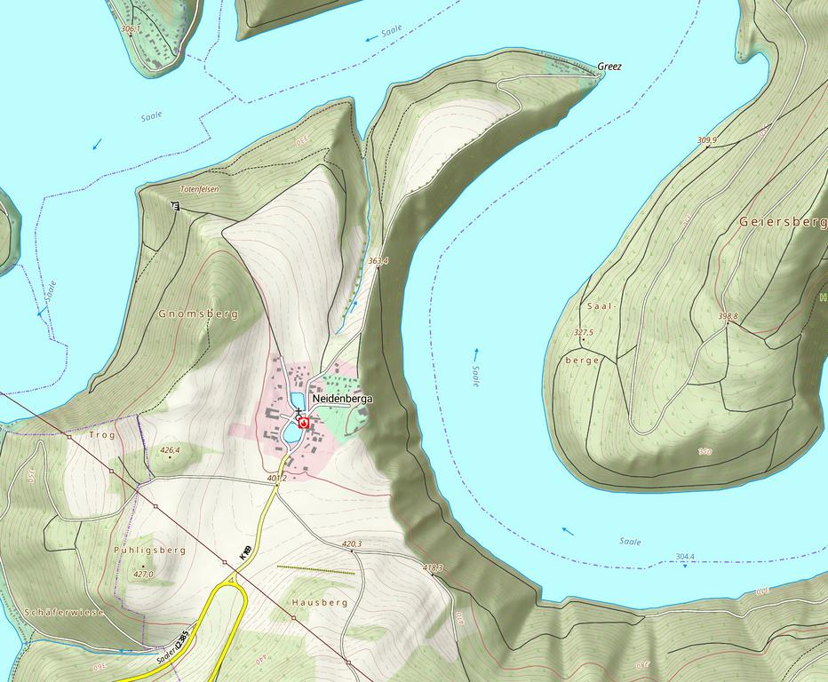Kartenausschnitt aus der P10 von Wilhelmsdorf, 2025