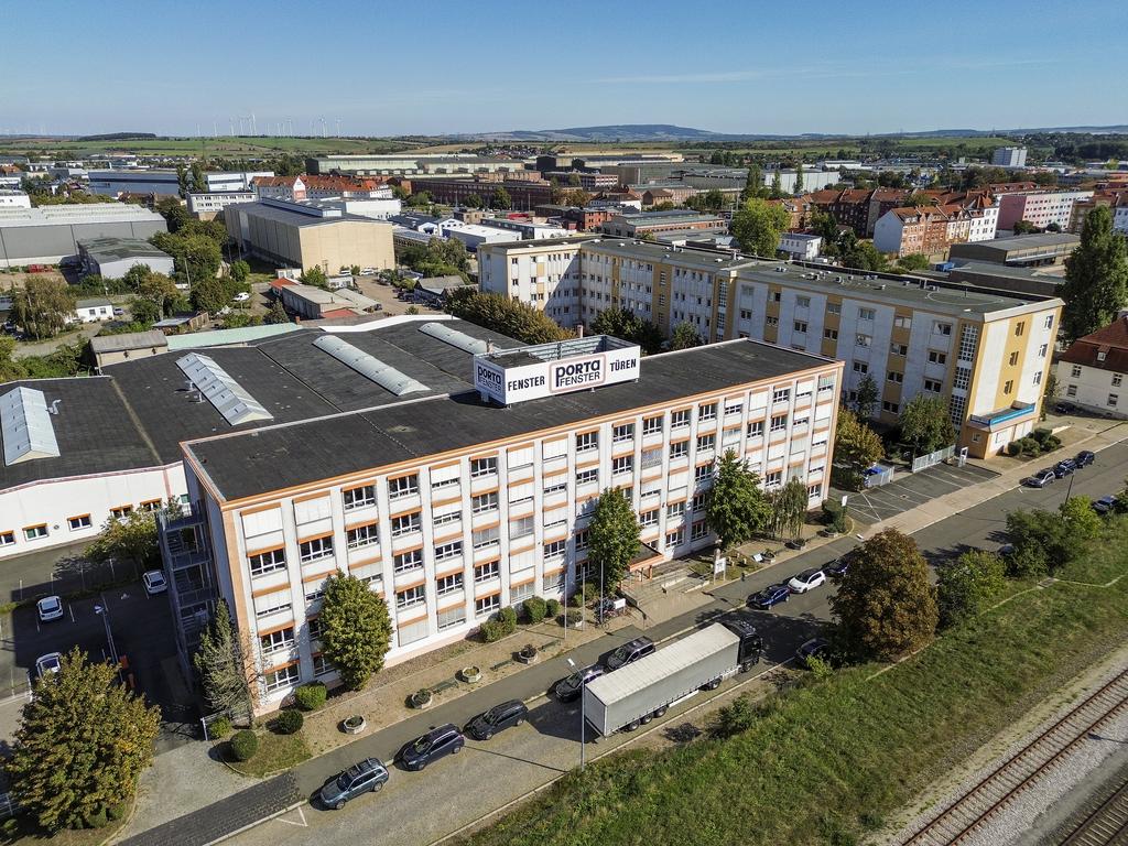 Drohnenaufnahme Zweigstelle Erfurt