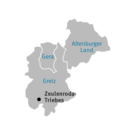Landkreisdarstellung des Gutachterausschusses in der Zweigstelle Zeulenroda-Triebes