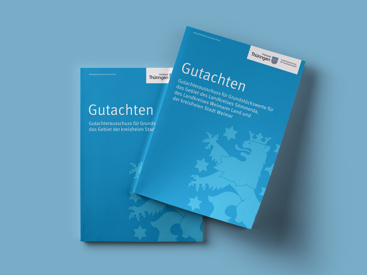 Verkehrswertgutachten GAA Cover von Verkehrswertgutachten der Thüringer Gutachterausschüsse für Grundstückswerte