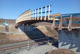 Foto der neuen Brücke
