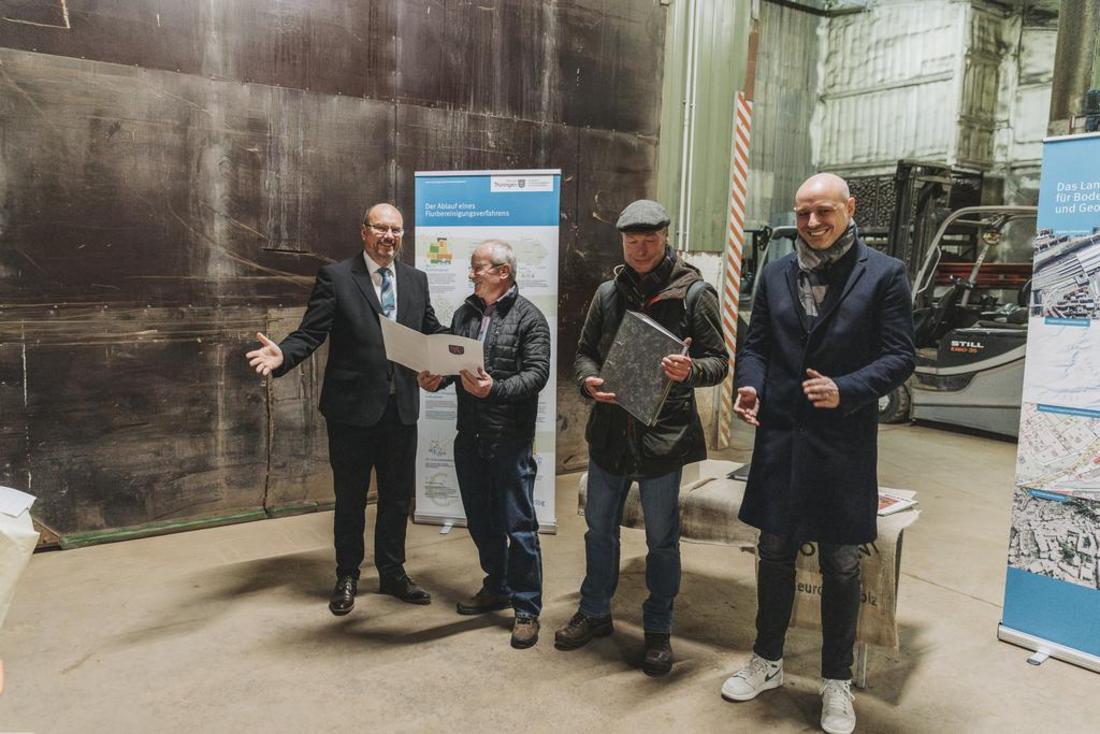 Übergabe der Schlussfeststellung an den TG-Vorsitzenden und die Stadt Erfurt